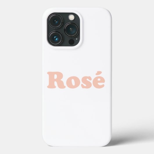 "Roos" Roos lichtroze letters Case-Mate iPhone Case (Achterkant)