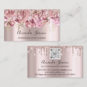 Roos Royal Drids Rozen Logo Event Planner Visitekaartje (Voorkant / Achterkant)
