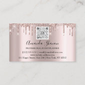 Roos Royal Drids Rozen Logo Event Planner Visitekaartje (Achterkant)