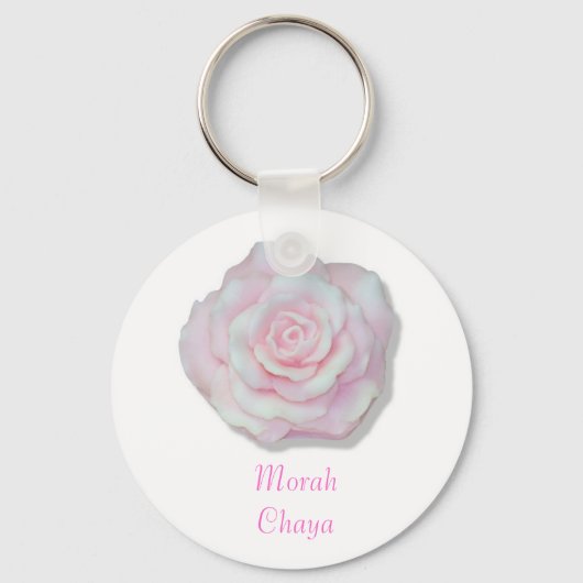 roos_roze1, Morah Chaya Sleutelhanger (Voorkant)