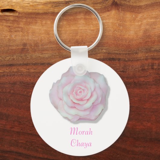 roos_roze1, Morah Chaya Sleutelhanger (Voorkant)