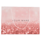 Roos roze 16de bruidbruidbruiddal groot cadeauzakje (Achterkant)