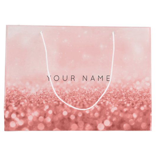 Roos roze 16de bruidbruidbruiddal groot cadeauzakje (Achterkant)