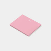 Roos Roze Aangepaste advertentie Post-it® Notes (Schuin)