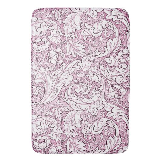 Roos Roze Barok  Foliage Badmat (Voorkant Verticaal)