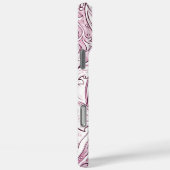 Roos Roze Barok  Foliage Case-Mate iPhone Case (Achterkant / Rechts)