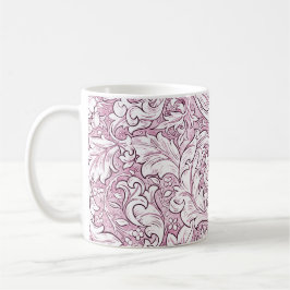 Roos Roze Barok Foliage Koffiemok