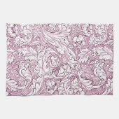 Roos Roze Barok  Foliage Theedoek (Horizontaal)