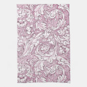 Roos Roze Barok  Foliage Theedoek (Verticaal)