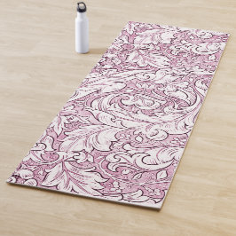 Roos Roze Barok Foliage Yogamat