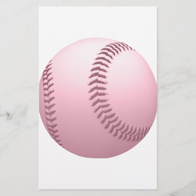 Roos roze Baseball (Voorkant)