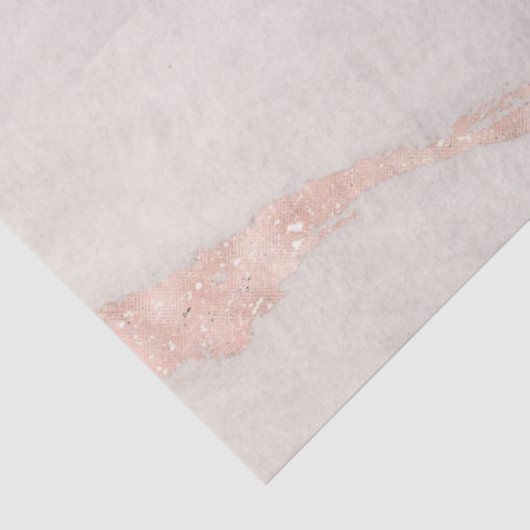 Roos Roze Blush Glitter Marble Modern Tissuepapier (Detail)