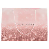 Roos Roze bruidstaartweddenbridal Groot Cadeauzakje (Achterkant)