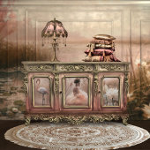 Roos Roze Bruin Ballerina Beauty, Misty Lake Tissuepapier