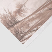 Roos Roze Bruin Ballerina Beauty, Misty Lake Tissuepapier (Detail)