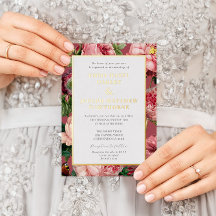 Roos roze bruine klassieke bruiloft