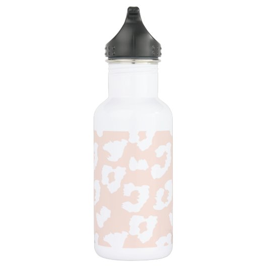 Roos Roze Cheetah Leopard Print Waterfles (Rechts)