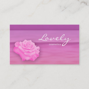Roos Roze cosmetica Visitekaartje