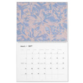 Roos Roze en Lichtblauw Kalender (Mar 2027)
