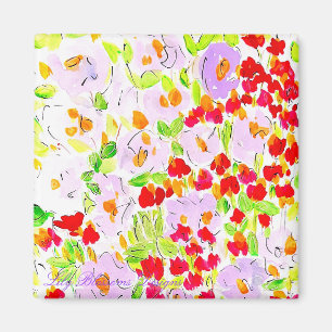 Roos Roze en Paars Magnet