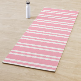 Roos Roze en Witte strips Yogamat