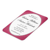 Roos Roze flexibele uitnodiging voor weddenschappe Magneet (Linkerzijde)