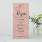 Roos Roze Floral Elegant Bijbel - Hope - Bladwijze (Staand voorkant)