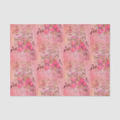 Roos Roze Florence-papier Tissuepapier (Voorkant)
