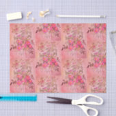 Roos Roze Florence-papier Tissuepapier (Craft)