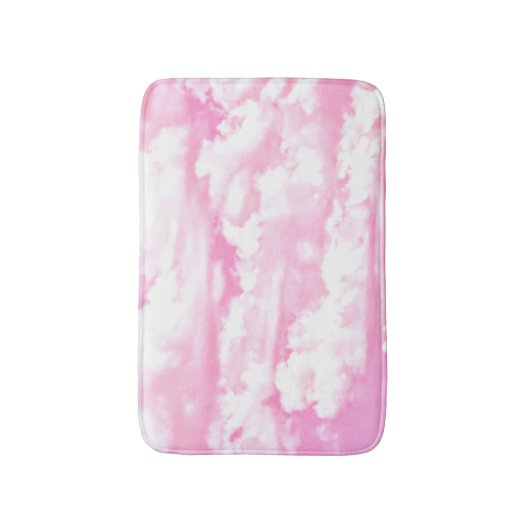 Roos roze, gekleurd badmat (Voorkant Verticaal)