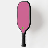 Roos roze gepersonaliseerd monogram pickleball paddle (Links)