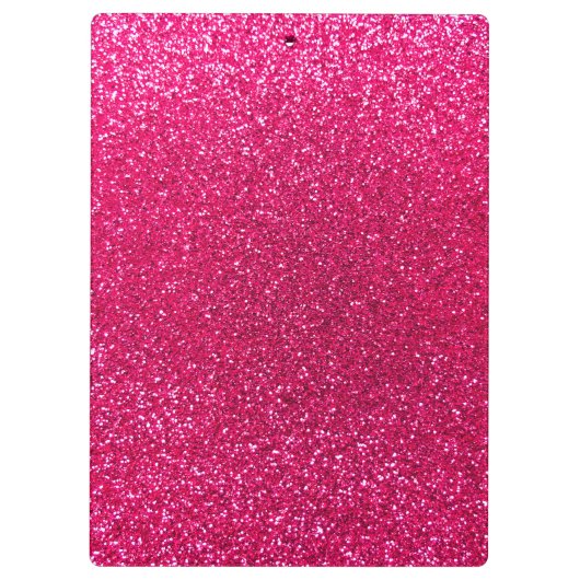 Roos roze glitter klembord (Achterkant)