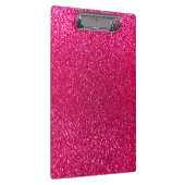 Roos roze glitter klembord (Rechts)