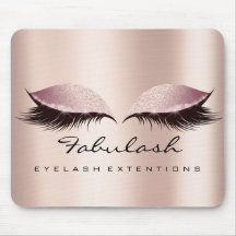Roos Roze Glitter SPA Beauty Lashes Extension Skin