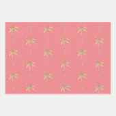 Roos roze goud glitzy ananas inpakpapier vel (Voorkant 3)