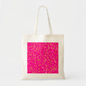 Roos roze goud schittert tote bag (Voorkant)