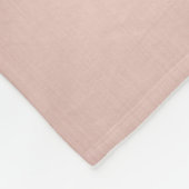 Roos roze goudas Drijvende glitter Fleece Deken (Hoek)