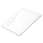 Roos Roze het Notitieblok van het Manuscript van d (Schuin)