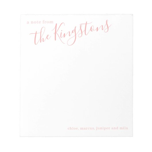 Roos Roze het Notitieblok van het Manuscript van d (Voorkant)