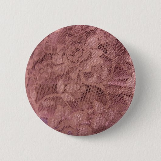 Roos Roze kant Ronde Button 5,7 Cm (Voorkant)