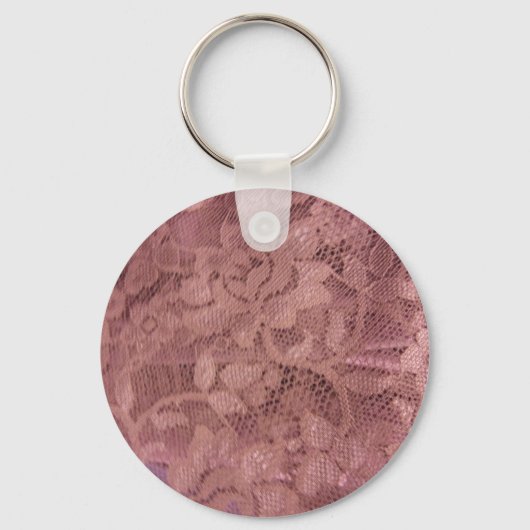 Roos Roze kant Sleutelhanger (Voorkant)