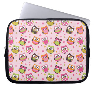 Roos Roze, kleurrijke laptophoes Laptop Sleeve