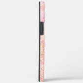 Roos Roze kwartsmarmer en goud Case-Mate iPhone Case (Achterkant / Rechts)