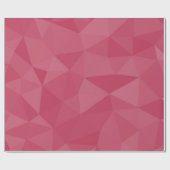 Roos roze licht geometrisch maaspatroon cadeaupapier (Vlak)