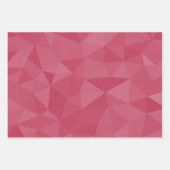 Roos roze licht geometrisch maaspatroon inpakpapier vel (Voorkant 2)