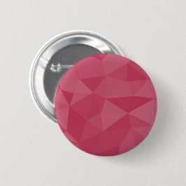 Roos roze licht geometrisch maaspatroon ronde button 5,7 cm