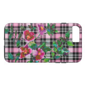  Roos - roze lichtgele Case-Mate iPhone Case (Achterkant (Horizontaal))