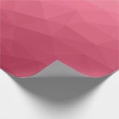 Roos roze lichtgradiënt Geometrische maanpatroon Cadeaupapier (Hoek)