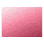 Roos roze lichtgradiënt Geometrische maanpatroon Tafelkleed (Voorkant (Horizontaal))