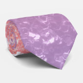 Roos roze paarse lavendel faux schittert glitters stropdas (Opgerold)